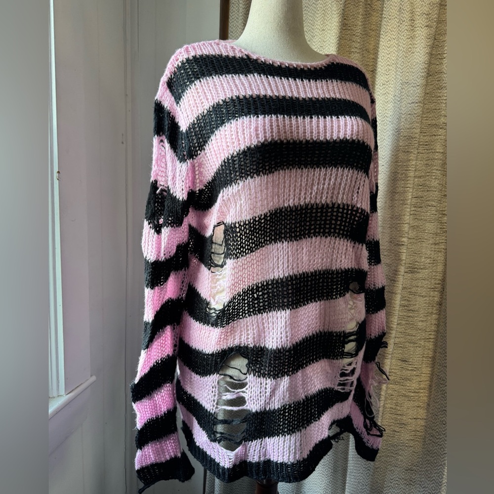 Killstar Bad Blossoms Knit Sweater
